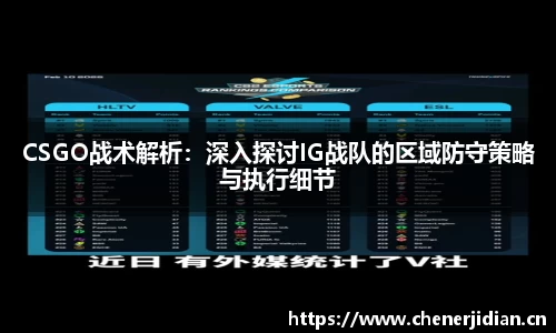 CSGO战术解析：深入探讨IG战队的区域防守策略与执行细节